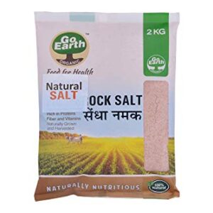 Go Earth Natural Rock Salt/Sendha Namak, 2Kg