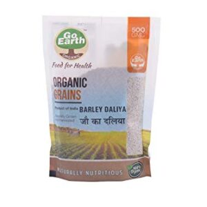 Go Earth Organic Barley/Jav Daliya, 500g