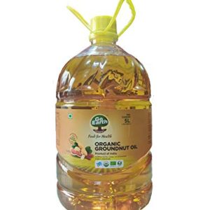 Go Earth Organic Groundnut/Peanut Oil, 5L