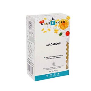 Grabenord Macaroni Pasta, Durum Wheat Semolina(Suji, No Maida) - 425g