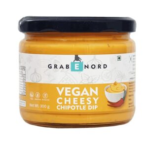 Grabenord Vegan Cheesy Chipotle Dip - 300g (Cruelty-Free, Dairy-Free, No Palm Oil, No Trans-Fat)