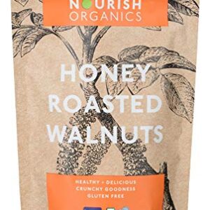 Nourish Organics Honey Roasted Walnuts 100Gr