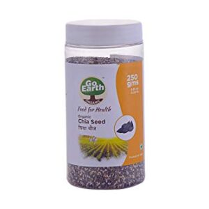 Organic Chia Seeds 250 gm - in jar pack - GO EARTH ORGANIC