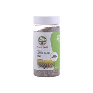 Organic Jeera Whole / Cumin Seeds 100 gm - in jar pack - GO EARTH ORGANIC