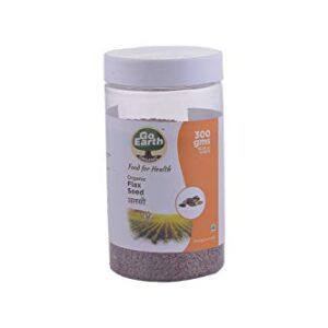 Organic Raw Alsi / Flaxseed Raw, 300gm - GO EARTH ORGANIC