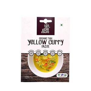 Pure and Sure Organic Yellow Curry Paste, 50g