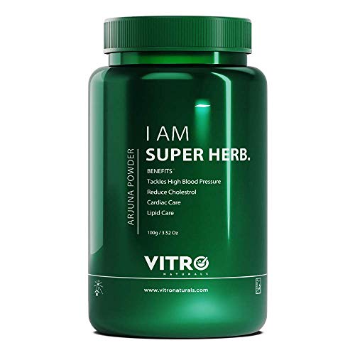 VITRO-Arjuna-Powder-Cholesterol-High-Blood-Pressure-Management-100-Pure-Arjuna-I-AM-SUBERHERB-100g-Each-Pack-of-3-100-gm-0