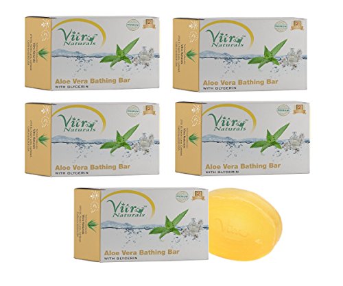 Vitro-Naturals-Aloe-Vera-Transparent-Bathing-Bar-75gm-Combo-Pack-of-5-Aloe-Vera-Soap-with-9-Herbs-for-Men-and-Women-0